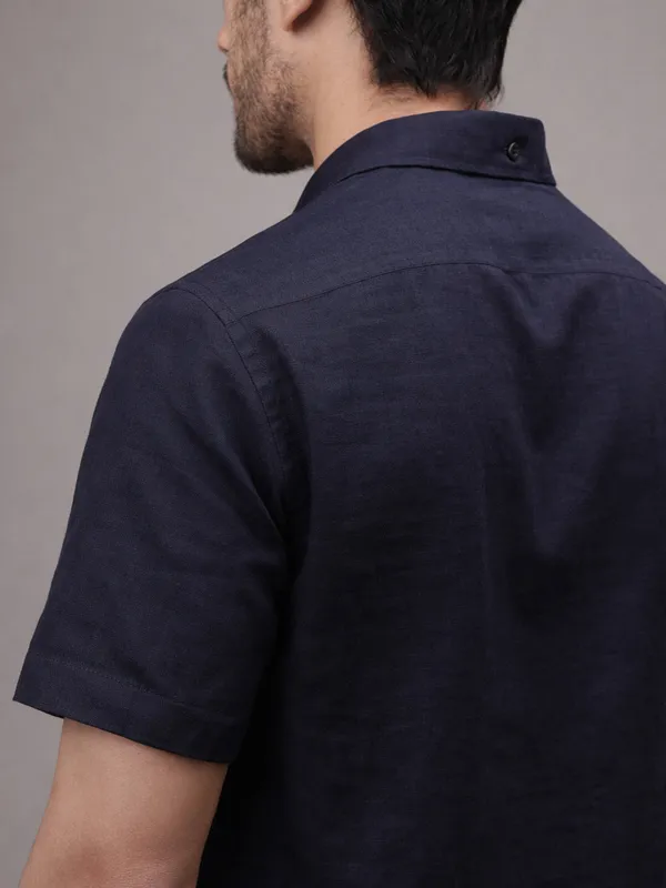 Midnight_Navy_Linen_Shirt