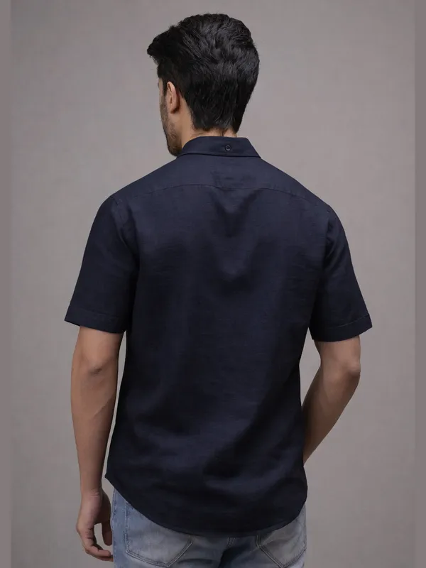 Midnight_Navy_Linen_Shirt