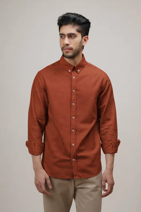 Rust_Coast_Linen_Shirt