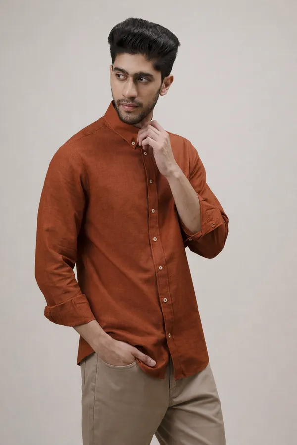 Rust_Coast_Linen_Shirt