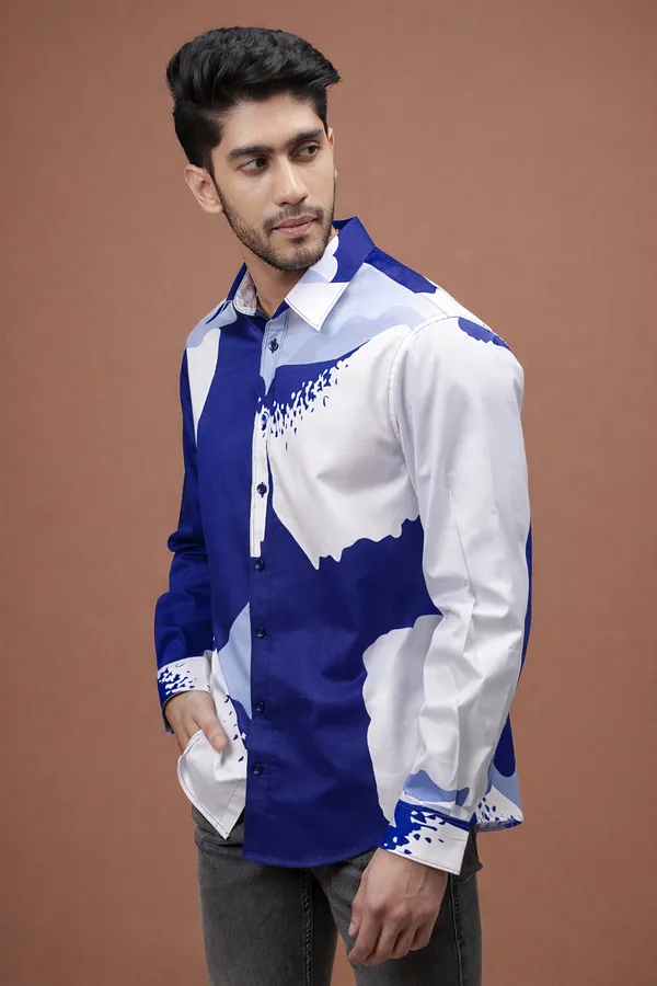 Azure_Bloom_Cotton_Print_Shirt
