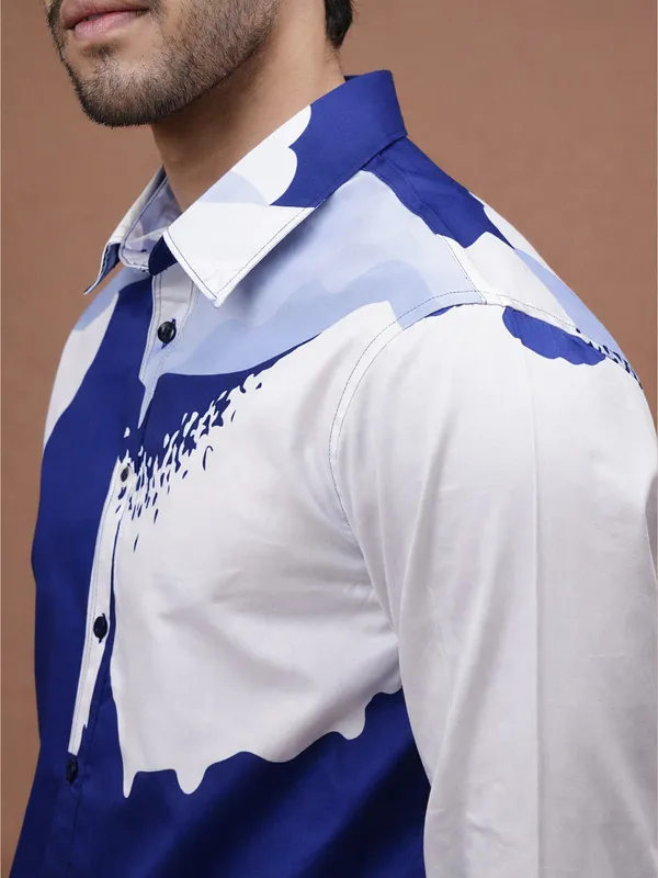 Azure_Bloom_Cotton_Print_Shirt