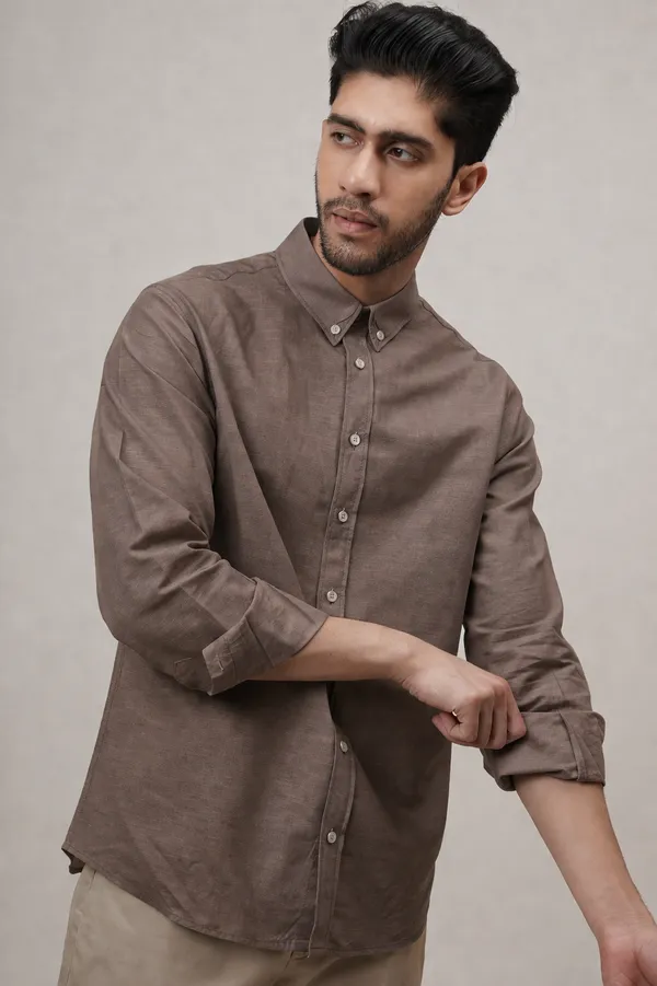 Burnt_Clay_Linen_Shirt
