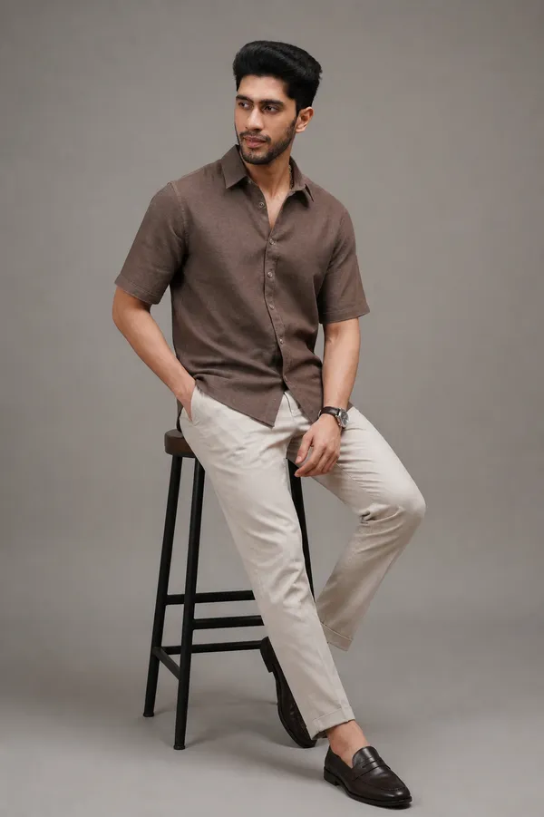 Burnt_Clay_Linen_Shirt