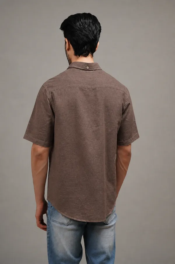 Burnt_Clay_Linen_Shirt