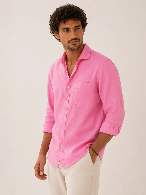Pink_Horizon_Linen_Shirt