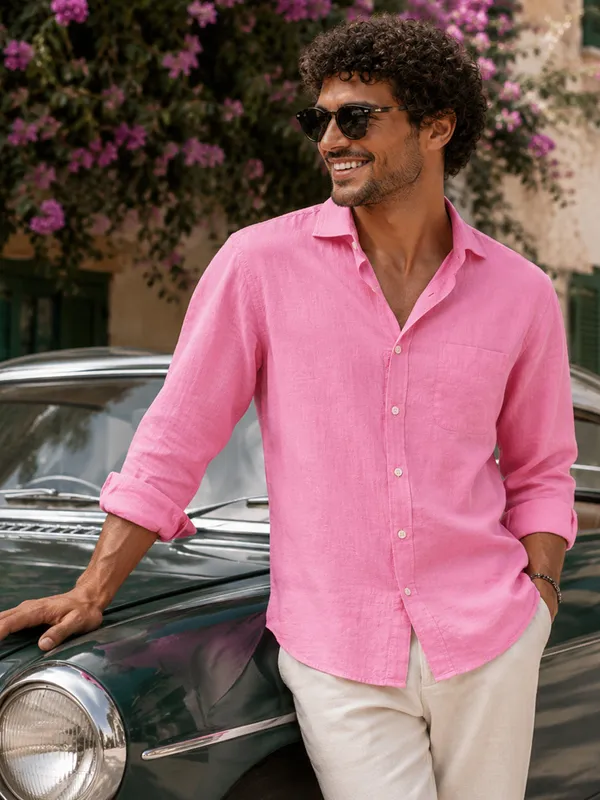 Pink_Horizon_Linen_Shirt