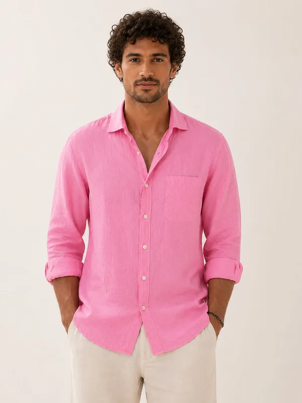 Pink_Horizon_Linen_Shirt