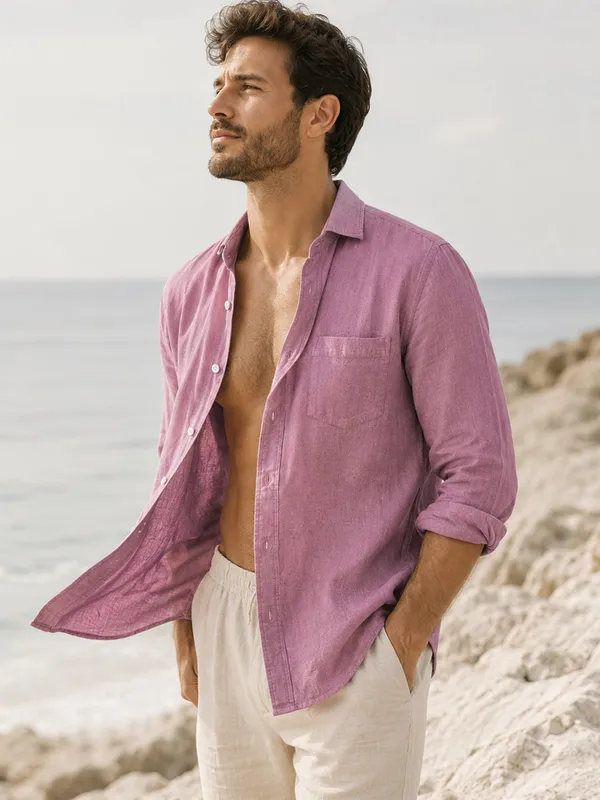 Santorini_Rose_Linen_Shirt