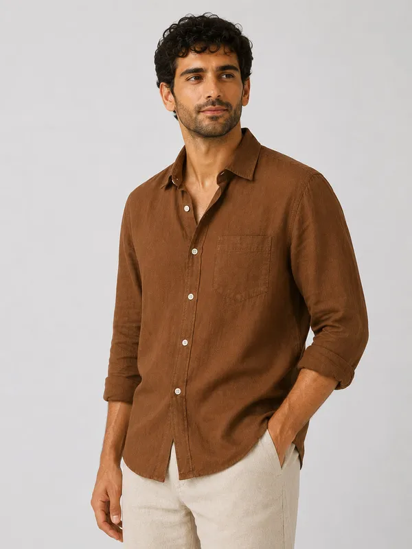 Havana_Earth_Linen_Shirt