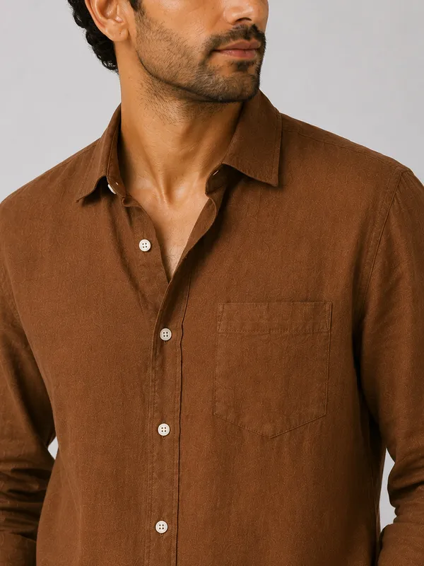 Havana_Earth_Linen_Shirt