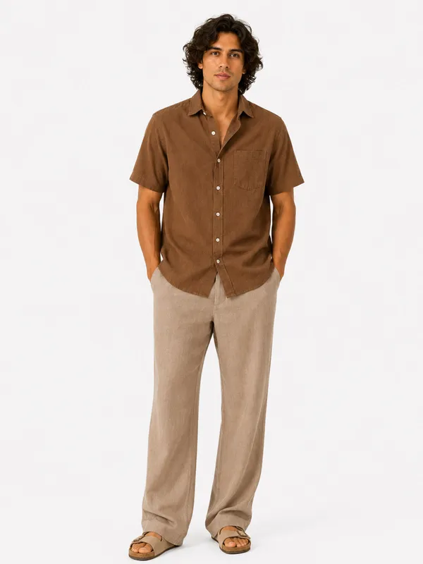 Havana_Earth_Linen_Shirt