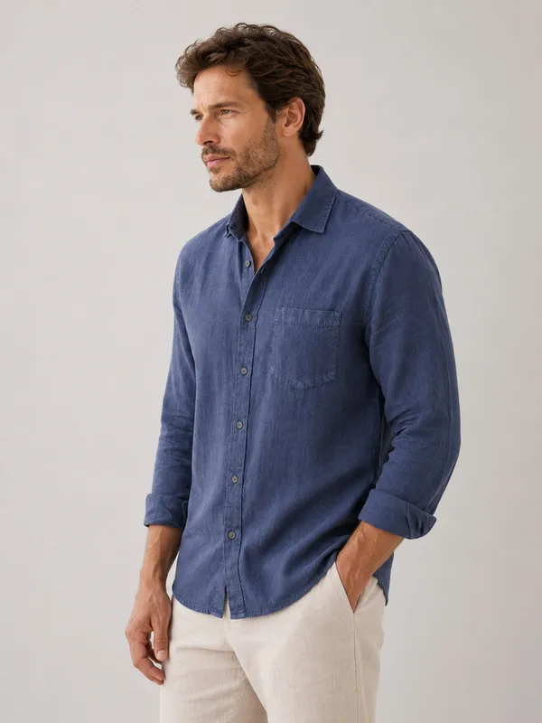 Midnight_Harbour_Linen_Shirt