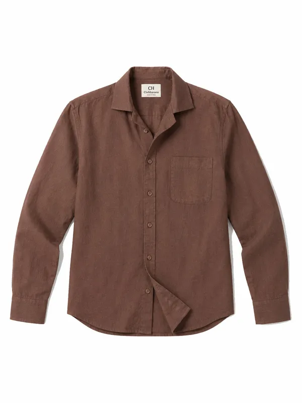 Driftwood_Brown_Linen_Shirt
