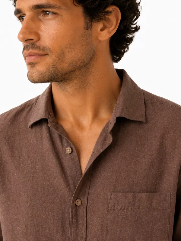 Driftwood_Brown_Linen_Shirt