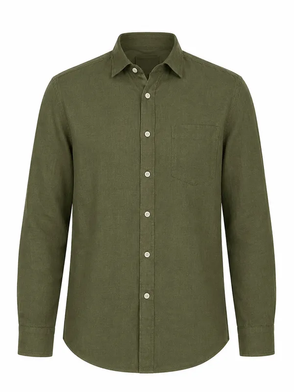 Tuscan_Olive_Linen_Shirt
