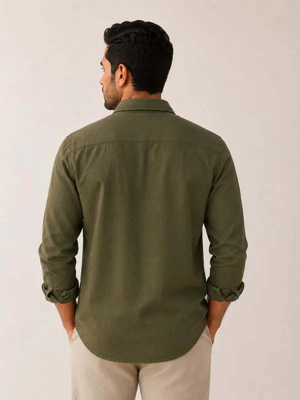 Tuscan_Olive_Linen_Shirt