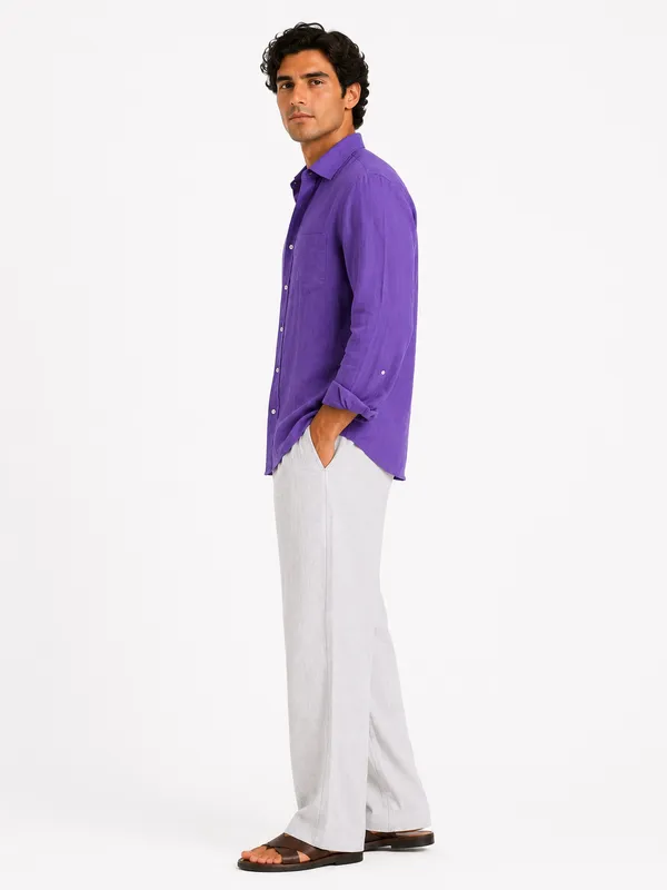 Monte_Carlo_Violet_Linen_Shirt