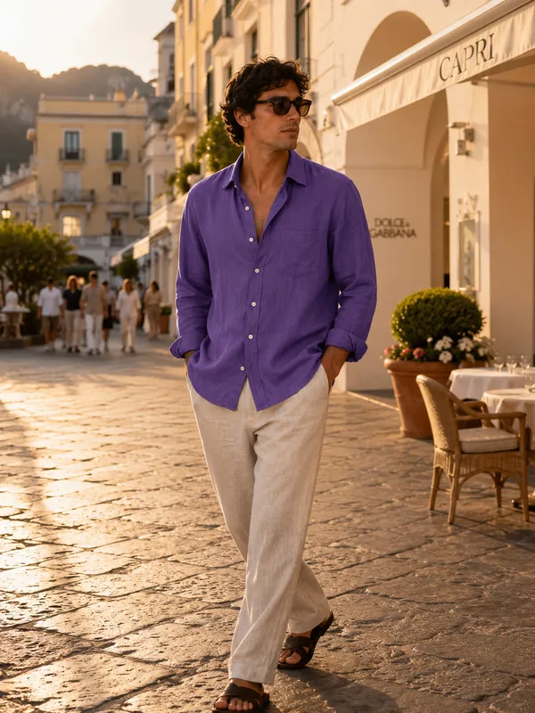 Monte_Carlo_Violet_Linen_Shirt