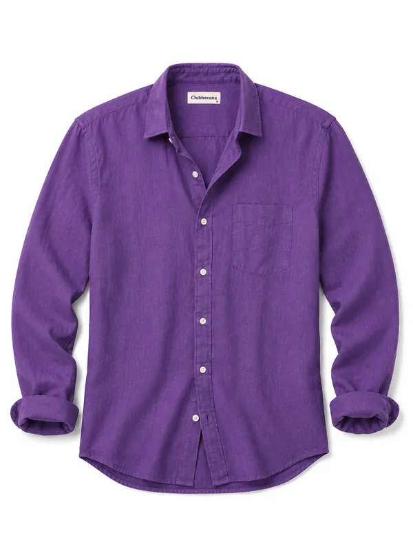 Monte_Carlo_Violet_Linen_Shirt