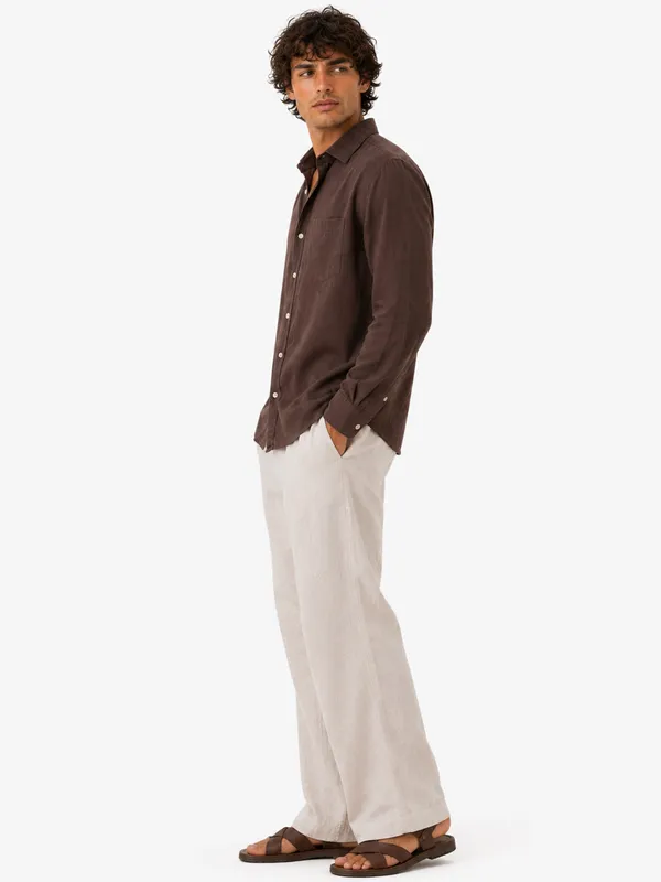 Florence_Mocha_Linen_Shirt
