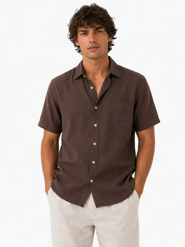 Florence_Mocha_Linen_Shirt