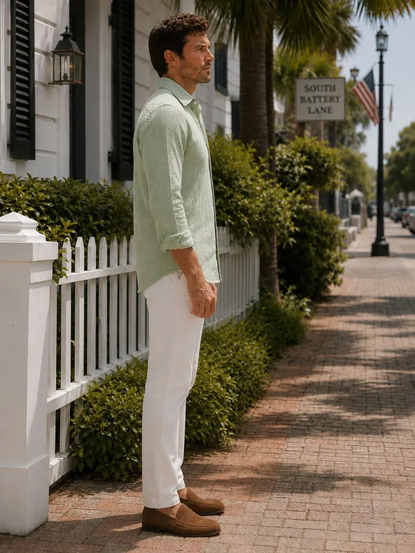 Sage_Green_Seersucker_Shirt