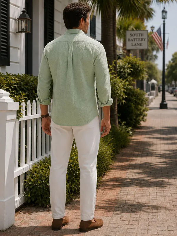 Sage_Green_Seersucker_Shirt