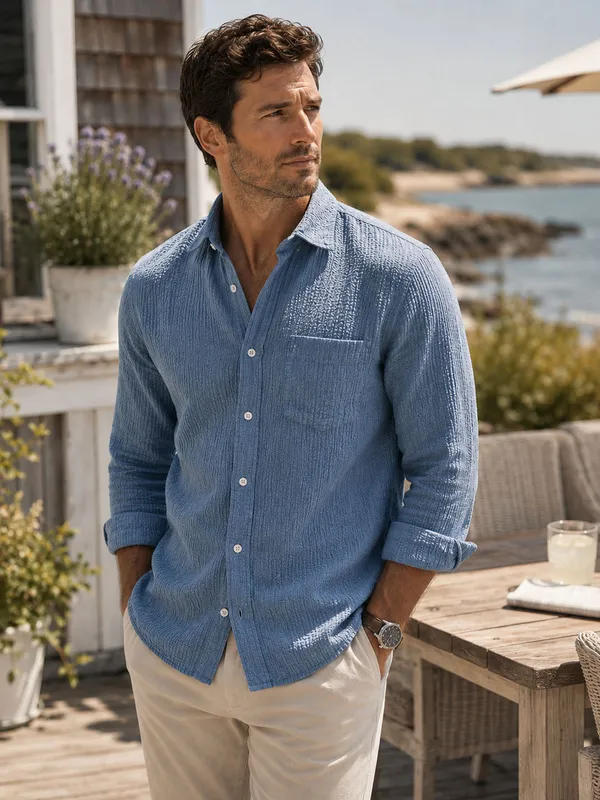 Faded_Denim_Seersucker_Shirt