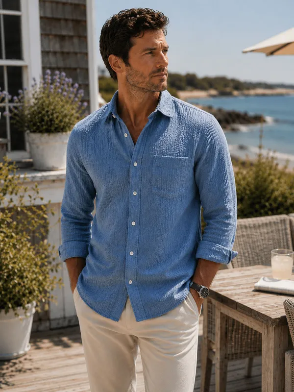 Faded_Denim_Seersucker_Shirt