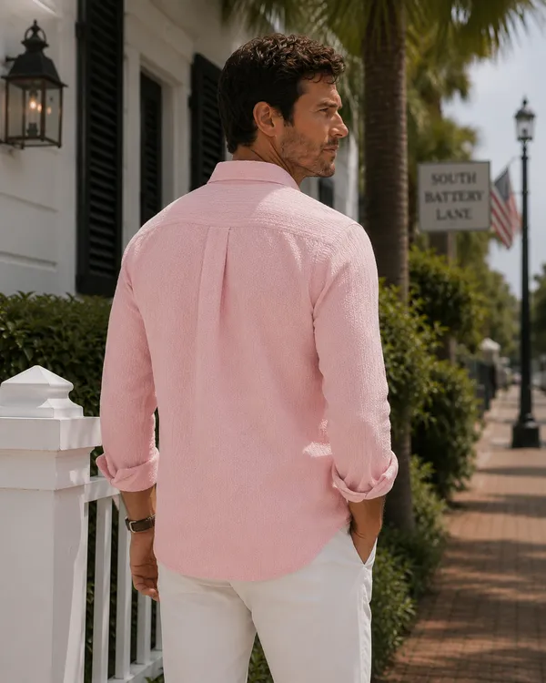 Powder_Pink_Seersucker_Shirt