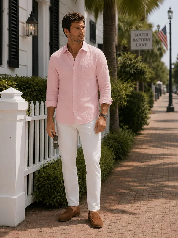 Powder_Pink_Seersucker_Shirt