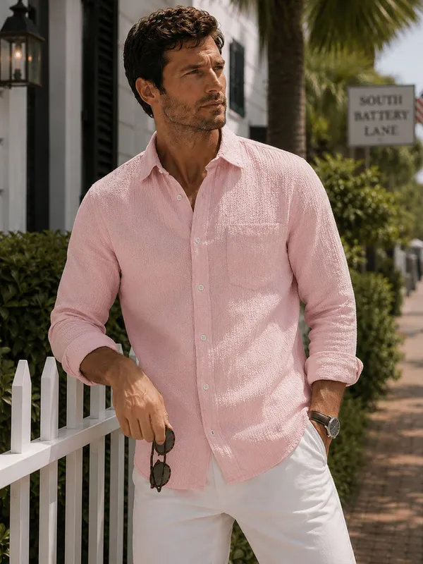 Powder_Pink_Seersucker_Shirt