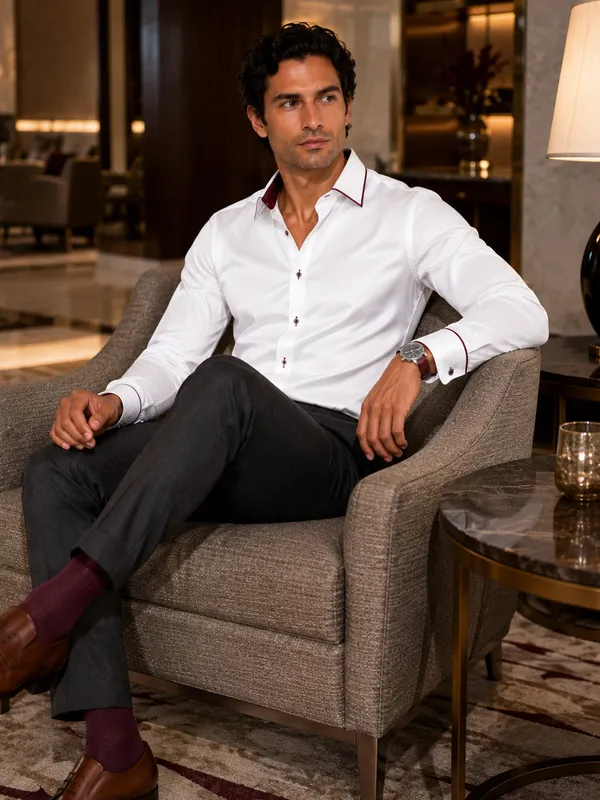 Windsor_Piping_Premium_Soft_Satin_Party_Shirt