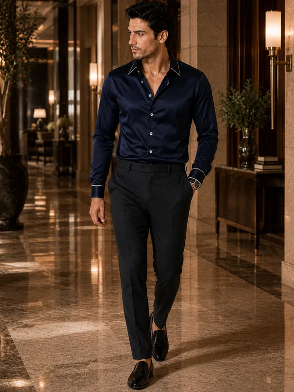 Sky_Captain_Piping_Premium_Soft_Satin_Party_Shirt