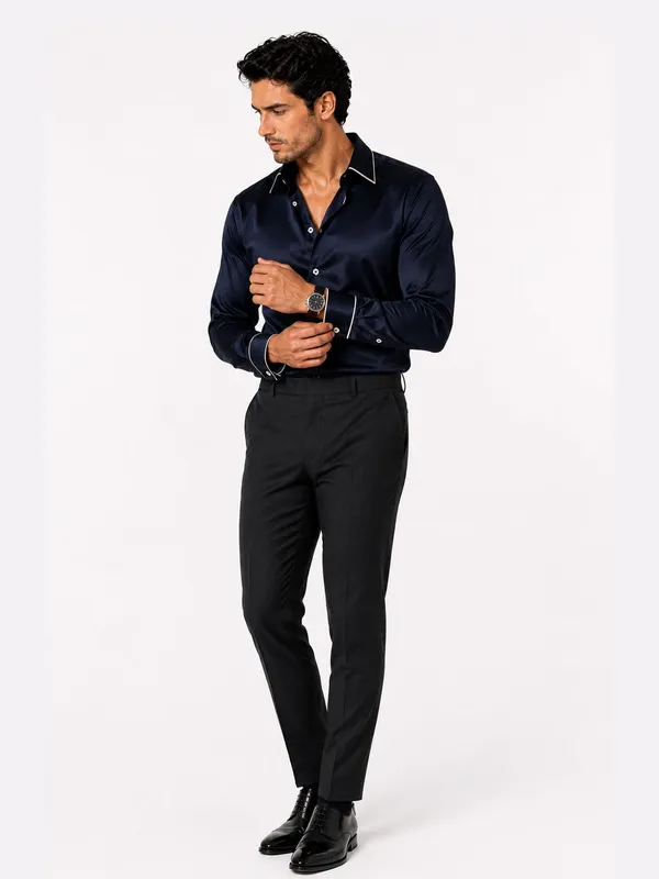 Sky_Captain_Piping_Premium_Soft_Satin_Party_Shirt