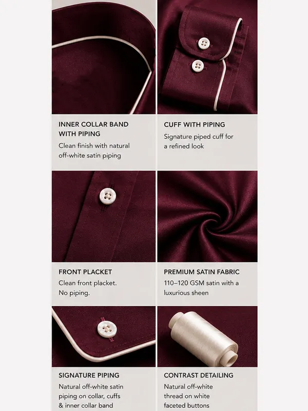Windsor_Wine_Piping_Premium_Soft_Satin_Party_Shirt