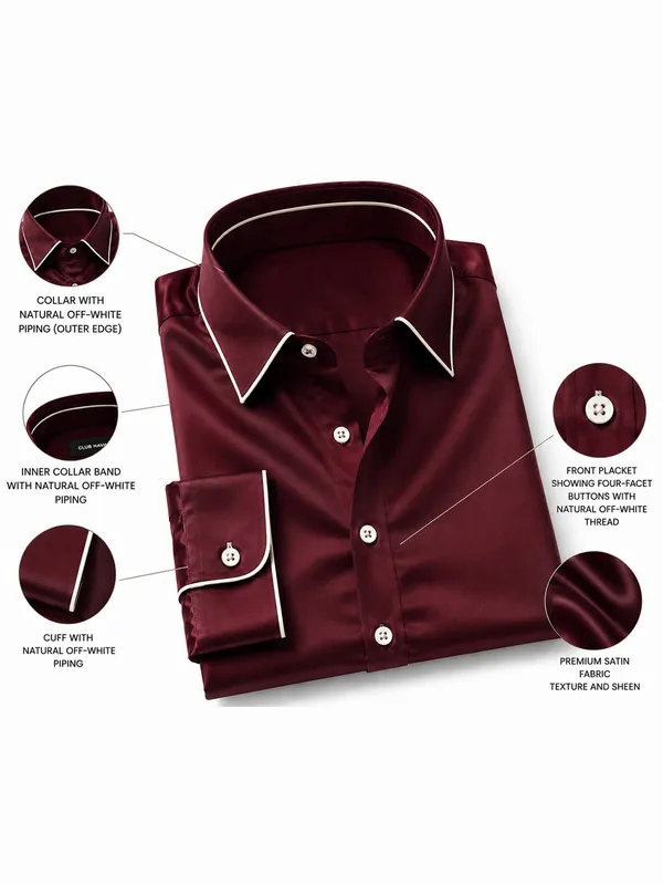 Windsor_Wine_Piping_Premium_Soft_Satin_Party_Shirt