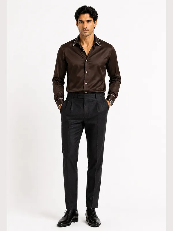 Chocolate_Truffle_Piping_Premium_Soft_Satin_Party_Shirt