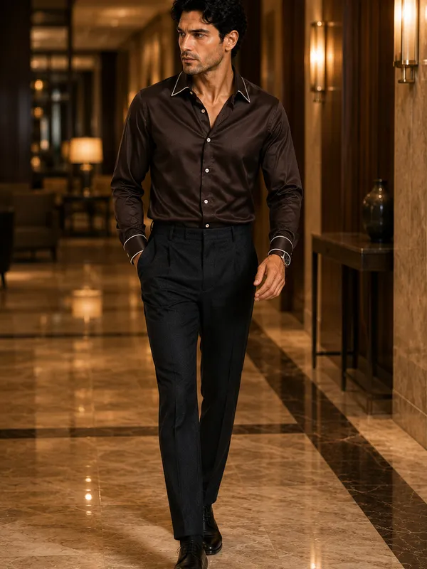 Chocolate_Truffle_Piping_Premium_Soft_Satin_Party_Shirt