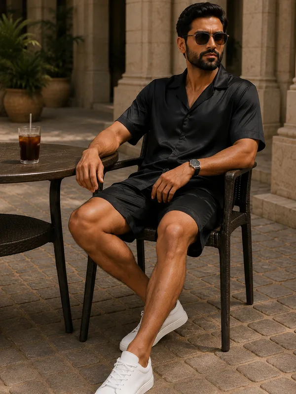 Signature_Satin_Resort_Shorts-Jet_Black