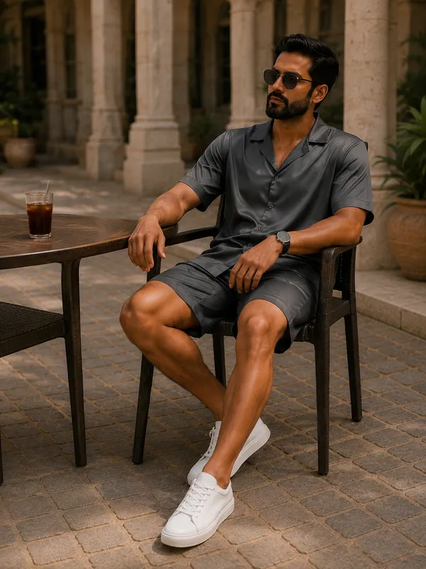 Signature_Satin_Cuban_Shirt-Charcoal