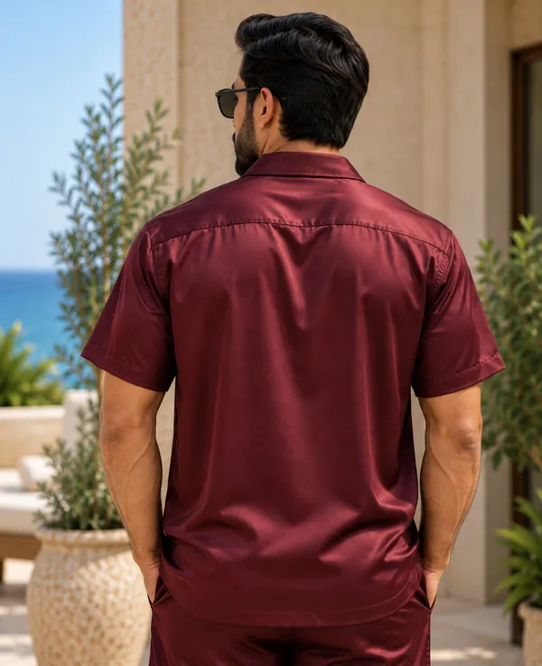 Signature_Satin_Cuban_Shirt-Burgundy