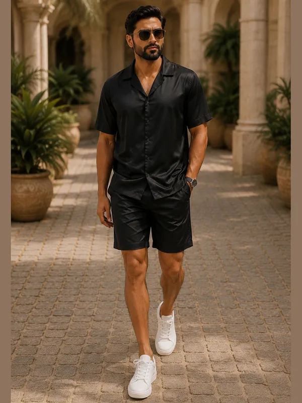 Signature_Satin_Cuban_Shirt-Jet_Black