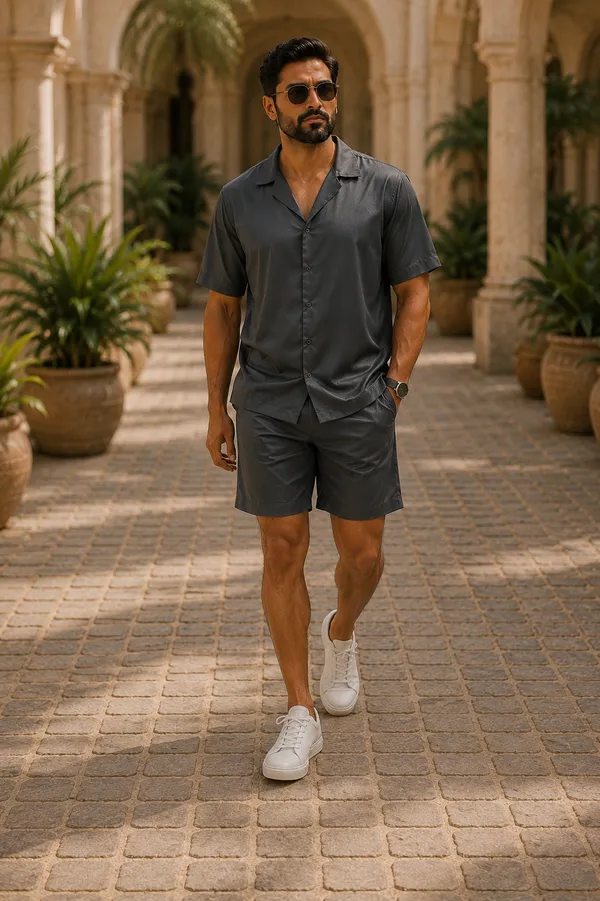 Signature_Satin_Resort_Shorts-Charcoal