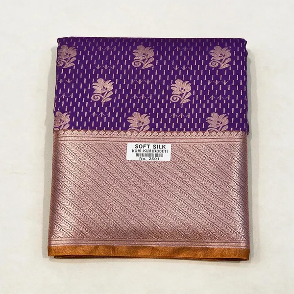 Purple_Soft_Silk_And_Polyster_Kumkum_Booti_Saree_For_Women