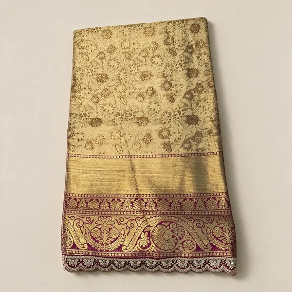 Beige_Brocade_Traditional_Silk_And_Polyster_Saree_For_Women
