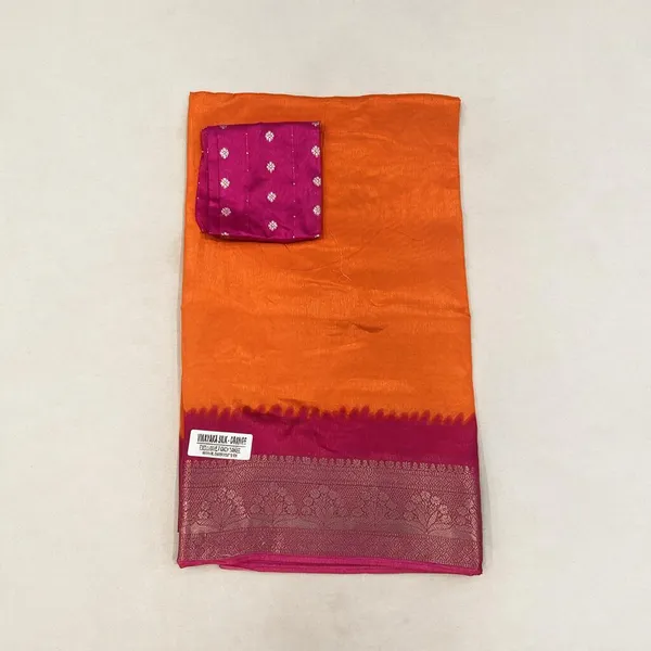 Orange_Silk_Traditional_Silk_And_Polyster_Saree_For_Women