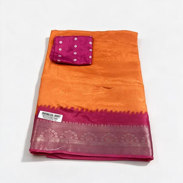Orange_Silk_Traditional_Silk_And_Polyster_Saree_For_Women