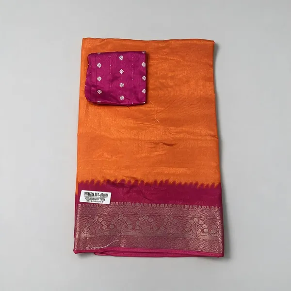 Orange_Silk_Traditional_Silk_And_Polyster_Saree_For_Women